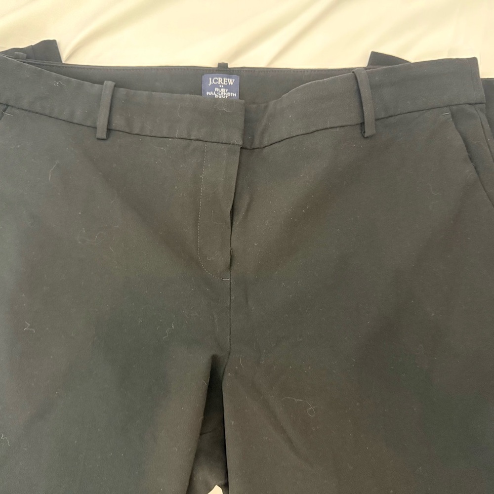 J.Crew Ruby Full-Length Black Pants - image 1